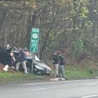 <p>Responders converged at the scene on Route 17 just north of East Allendale Road in Saddle River.</p>