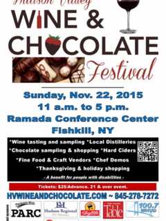 Wine, Chocolate Festival In Fishkill Benefits Partners With Parc