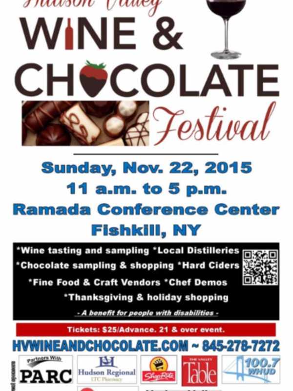 Wine, Chocolate Festival In Fishkill Benefits Partners With Parc