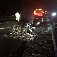 Long Hill Firefighters Respond To Two Crashes On Merritt In Trumbull