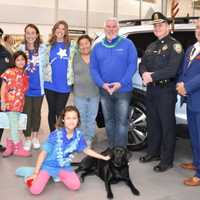 <p>One of the guests was a Wakefield police K-9.</p>