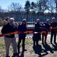 Pair Of Paddle Tennis Courts Ready For Play At Birchwood CC In Westport