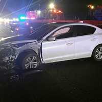 Shelton Guardrail Smash-Up Sends One To Hospital