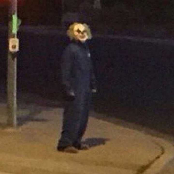 Sightings of scary clowns similar to the one seen here have been reported across the country, prompting Connecticut State Police and local police departments to issue a public warning about pranks.