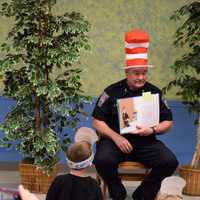 Brookfield Police Chief Pops On Cat's Hat In National Reading Event