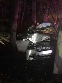 Car Crash On Redding Road Knocks Out Power In Fairfield
