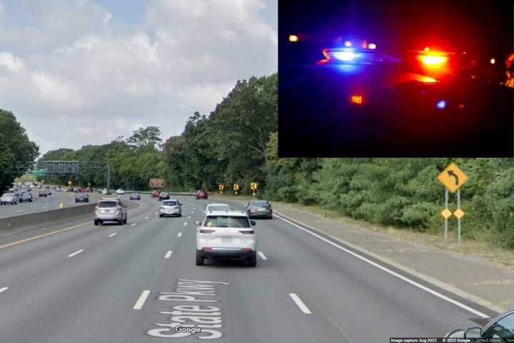 A 51-year-old man is dead following a suspected drunk driving crash on the Southern State Parkway in Hempstead Saturday, Nov. 12.