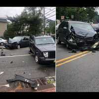 New Milford PD: Medical Episode Causes 5-Vehicle Chain-Reaction Crash Near River Edge