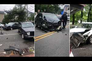 New Milford PD: Medical Episode Causes 5-Vehicle Chain-Reaction Crash Near River Edge