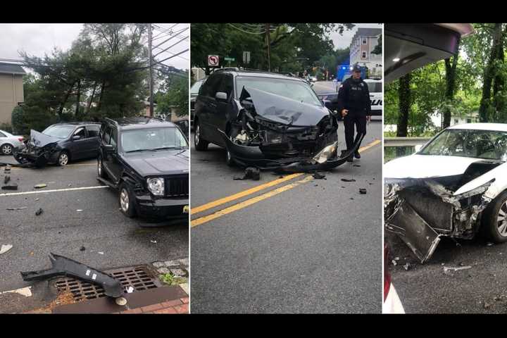 New Milford PD: Medical Episode Causes 5-Vehicle Chain-Reaction Crash Near River Edge