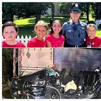 UPDATE: Police Officer Stable, Witnesses Sought After Tractor-Trailer Rams Cruiser