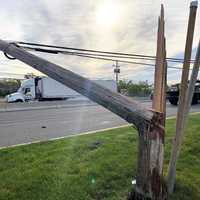 <p>Two lanes of southbound Route 17 were closed for a few hours while repairs were made.</p>