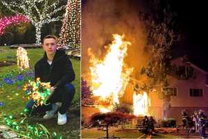 Fire Ravages Former Site Of Magical, Musical Christmas Tribute To Late Bergen Mom