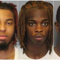 <p>LEFT to RIGHT: Jaylen Jacobs, Shamier Moore, Khamere C. Chambers</p>