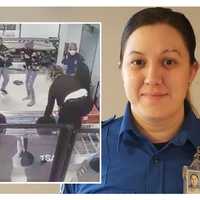 HERO: Rookie TSA Officer Revives Choking Baby At Newark Airport