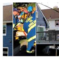 Three Hospitalized, Others Treated After Deck With Dozens Of Adults, Kids Collapses In Teaneck