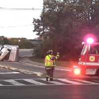 <p>At the scene Sunday morning in Clifton.</p>