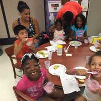 <p>Kids, at a child care center, take part in the Eat Well Play Hard in Child Care Settings (EWPHCCS) project that fights obesity, among Child Care Resources of Rockland initiatives.</p>