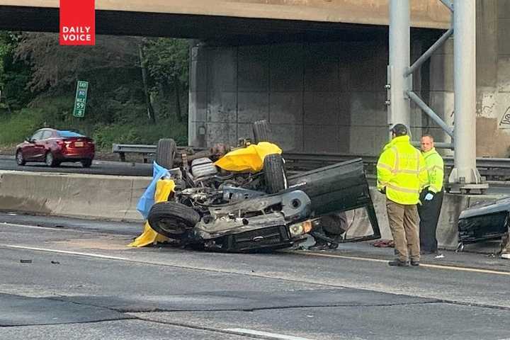 One Dead In Route 80 Rollover Crash