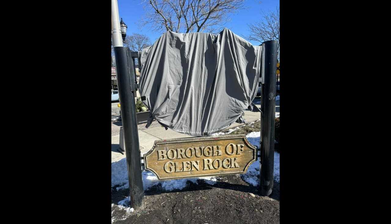 Update: Red Paint, Anti-Semitic Messages Deface Sign At Glen Rock ...