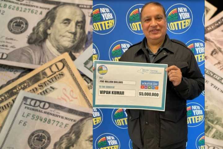 NY Man Wins $5,000,000 Scratch-Off Prize