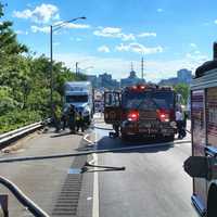 <p>The tractor-trailer fire occurred near Exit 9 on I-95.</p>