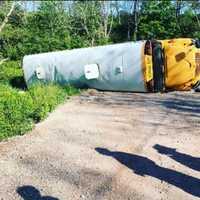 <p>School bus rollover.</p>