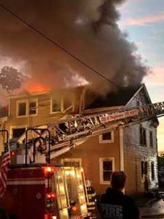 Poughkeepsie Firefighters Rescue Man From Burning Building