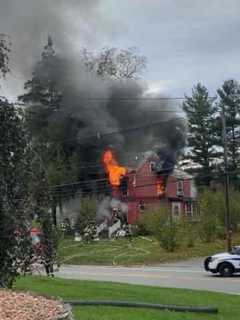 PHOTOS: 2-Alarm Fire Consumes Sussex County Home