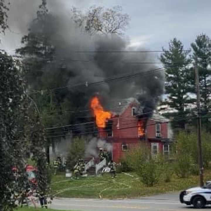 Fire crews worked diligently to extinguish a couch that that went up in flames at a home on Route 94 in Sussex County over the weekend.