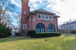 See Inside $1M Mass Townhouse That Used To Be Fire Station