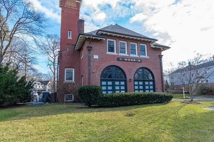 See Inside $1M Mass Townhouse That Used To Be Fire Station