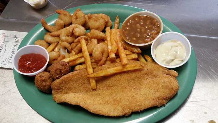 A fish fry diner is offered at First United Methodist Church of Shelton.