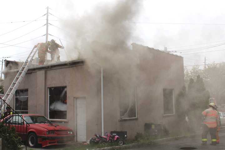 Fair Lawn Firefighters Douse Blaze At Auto Repair Shop