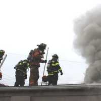 <p>Fair Lawn firefighters responding to the 6:13 p.m. call were met with fire and smoke.</p>