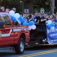 <p>Along the parade route</p>