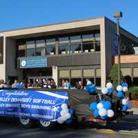 <p>The parade started and ended at the high school. The champions made their way through Haworth and Closter before returning to Demarest.</p>