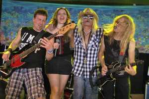 Flying Mueller Brothers Perform At Lyndhurst Tricky Tray