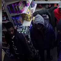 <p>Philadelphia police say these three suspects opened fire on a driver who turned into the wrong lane on Sunday night.</p>