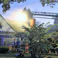 <p>The Plaza Road blaze began as a basement fire around 7 p.m.</p>