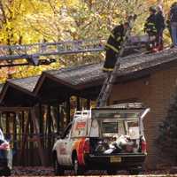 <p>Franklin Lakes firefighters, police and EMS were among the responders.</p>