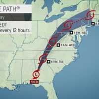 Here Comes Fred: Storm Will Bring Downpours, Localized Flooding, Isolated Tornadoes Possible