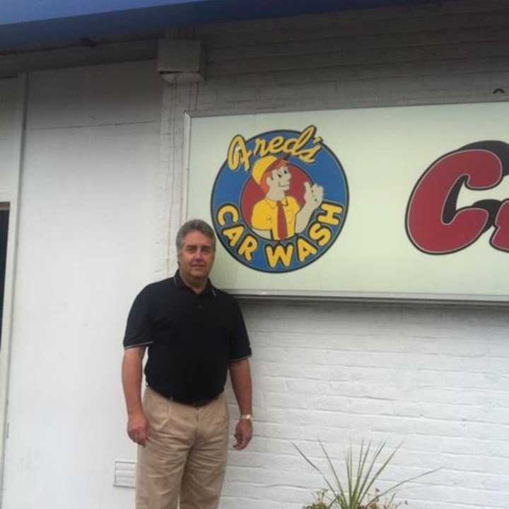 Fred O’Neill, owner of Fred’s Car Wash, with locations in Norwalk and Southport.