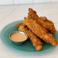 <p>"It's awesome!" said Sobecki of The Difference Baker's gluten-free fried chicken.</p>