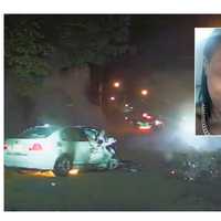 <p>Two Long Branch police officers find Tracee Blount unconscious in the smoldering BMW and quickly drag her onto the lawn. Within seconds the car&#x27;s ablaze.</p>