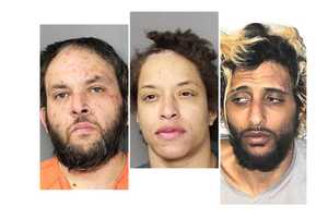 Wanted On Warrants: Trio Nabbed With Drugs, Dog In Hasbrouck Heights