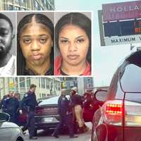 Hardcore NJ Trio Ram NYPD Cruiser After $70,000 Heists From Soho Boutique: TikTok Video
