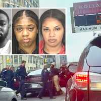 <p>(left to right) Jahlil Pamplin, Janavia Marable, Brianna Grier</p>