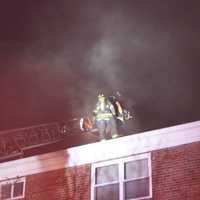 <p>Hackensack&#x27;s bravest at 970 Mian Street fire.</p>