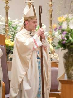 Bishop Caggiano Celebrating Outdoor Mass On All Souls Day In Trumbull